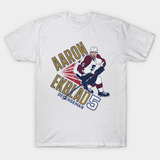 Aaron Ekblad Florida Point T-Shirt by stevenmsparks